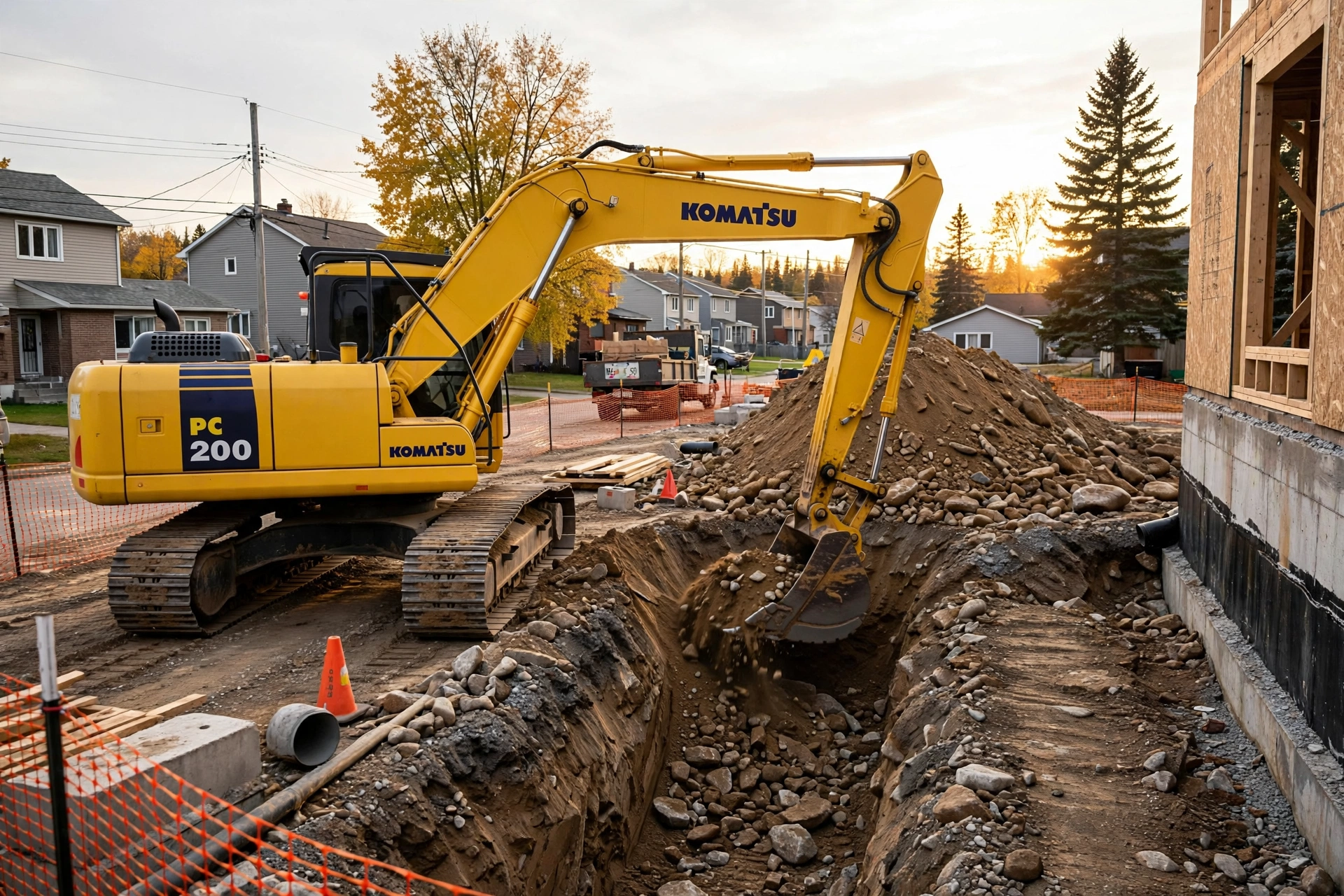Excavation et terrassement Québec
